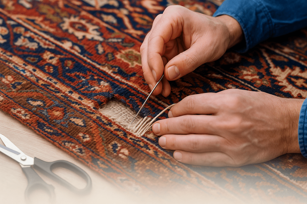 rug tear restoration